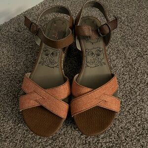 Jellypop BAHITI Platform Sandals, Women’s size 8, Multicolored-colored